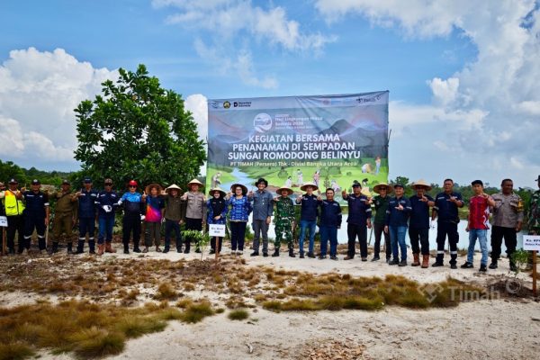 Tanam Ratusan Pohon di Sempadan Sungai Romodong