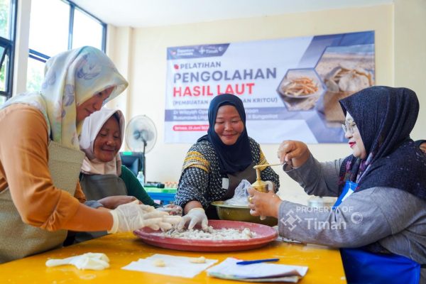 PT TIMAH Gelar Pelatihan Pengolahan Hasil Laut