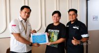 PT TIMAH Bantu Ringankan Biaya Kuliah Wildan