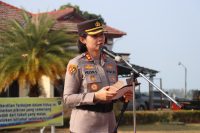 AKBP Helen Simanjuntak Pimpin Apel Perdana