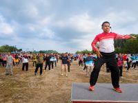 Senam Kemerdekaan PT TIMAH Diikuti Ratusan Peserta