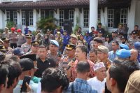 Polres Bangka Amankan Aksi Damai di Kantor Bupati