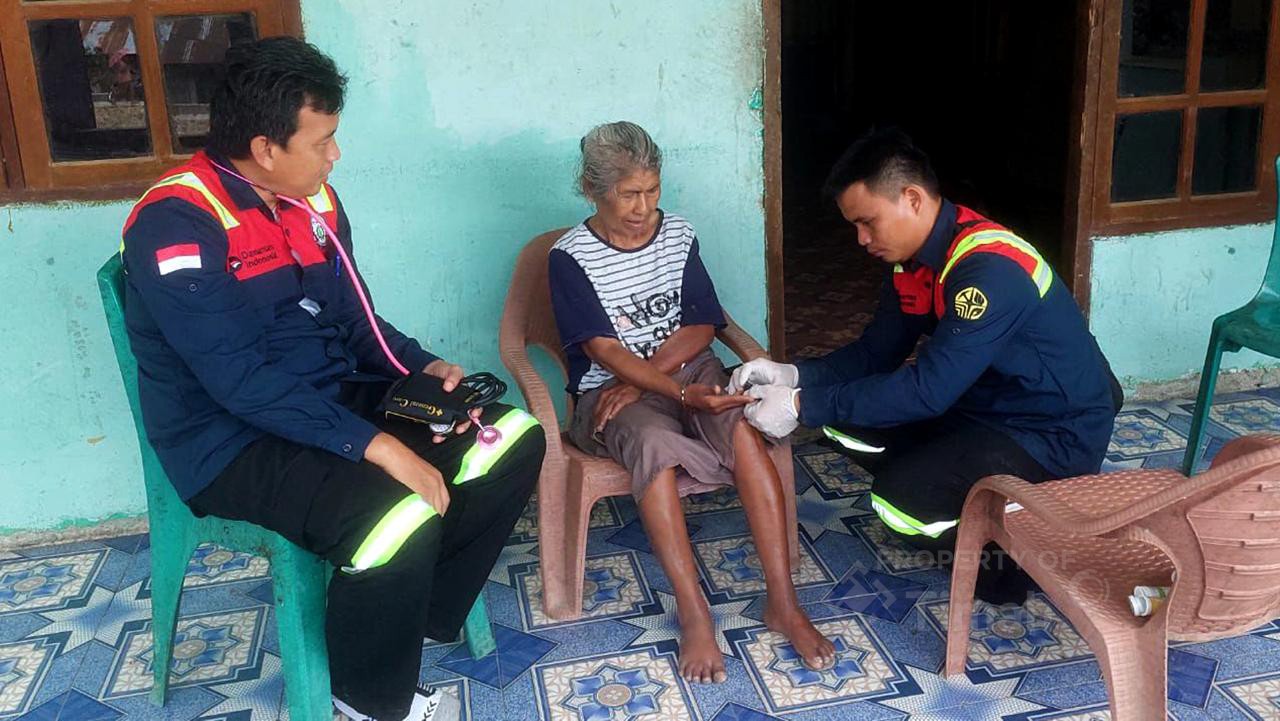 Tim ERG PT TIMAH Berikan Pelayanan Kesehatan Gratis