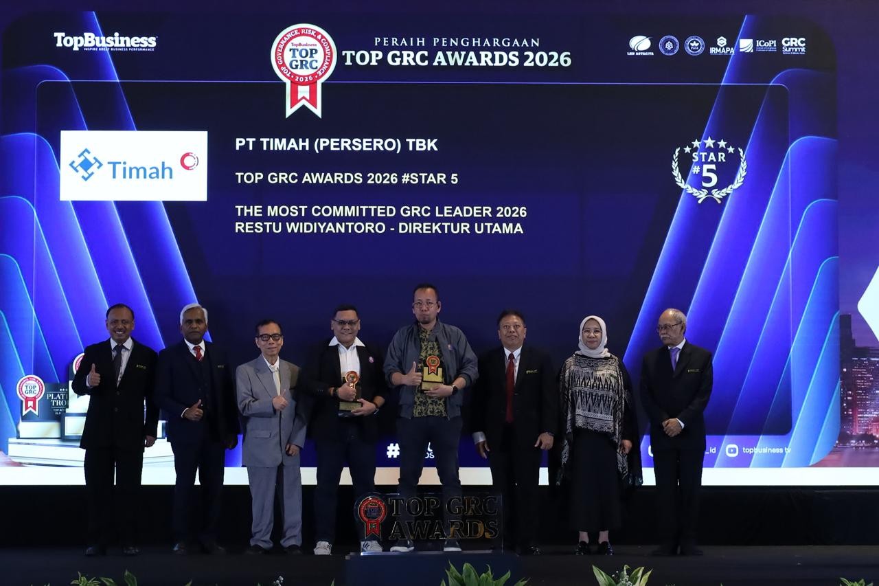 Tata Kelola Perusahaan Raih Dua Penghargaan TOP GRC Awards 2026