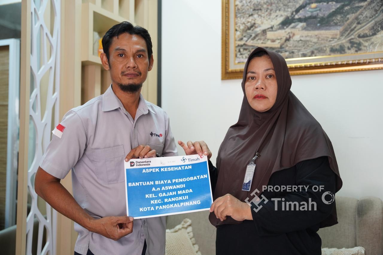 Aswandi Dapat Uluran Bantuan PT TIMAH