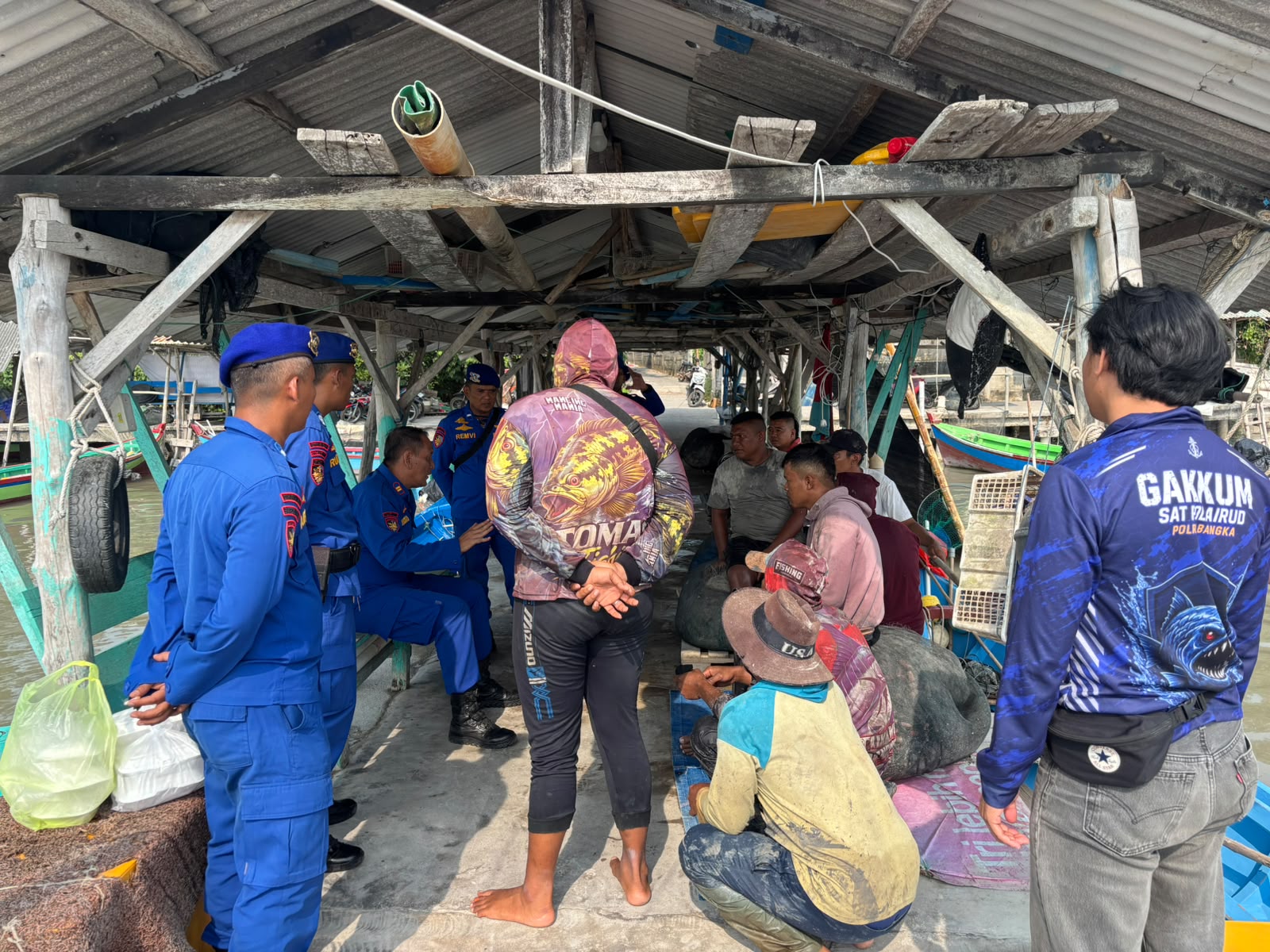 Polairud Berikan Teguran Keras Kepada Penambang