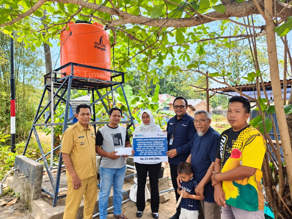 Sumur Bor Warga Desa Lalang Kembali Berfungsi