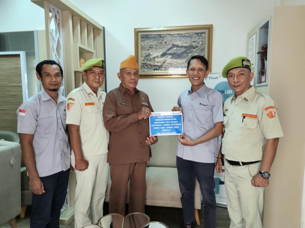Puluhan Veteran Terima Tali Asih dari PT TIMAH