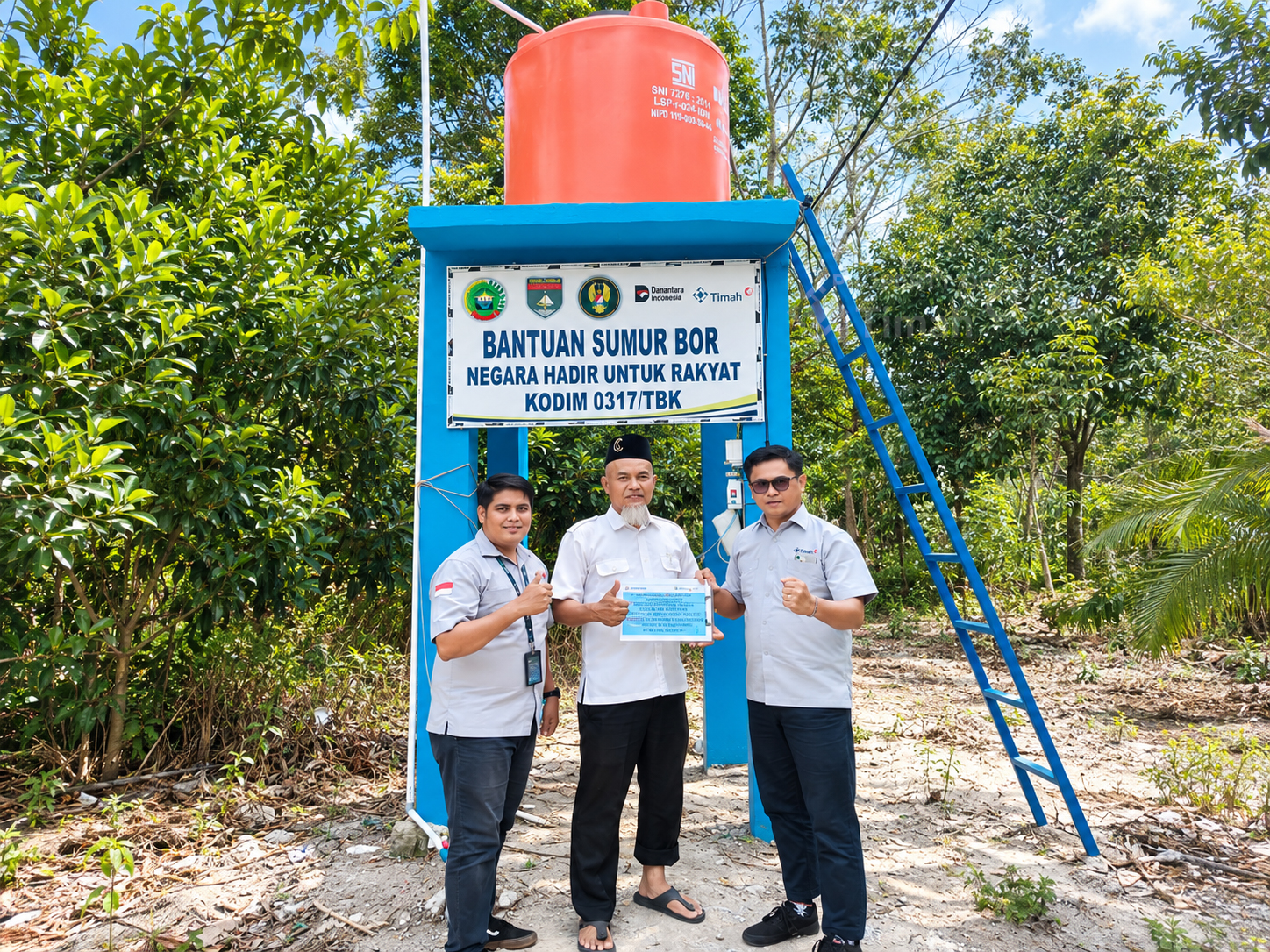 Hadirkan Sumur Bor untuk Warga Karimun