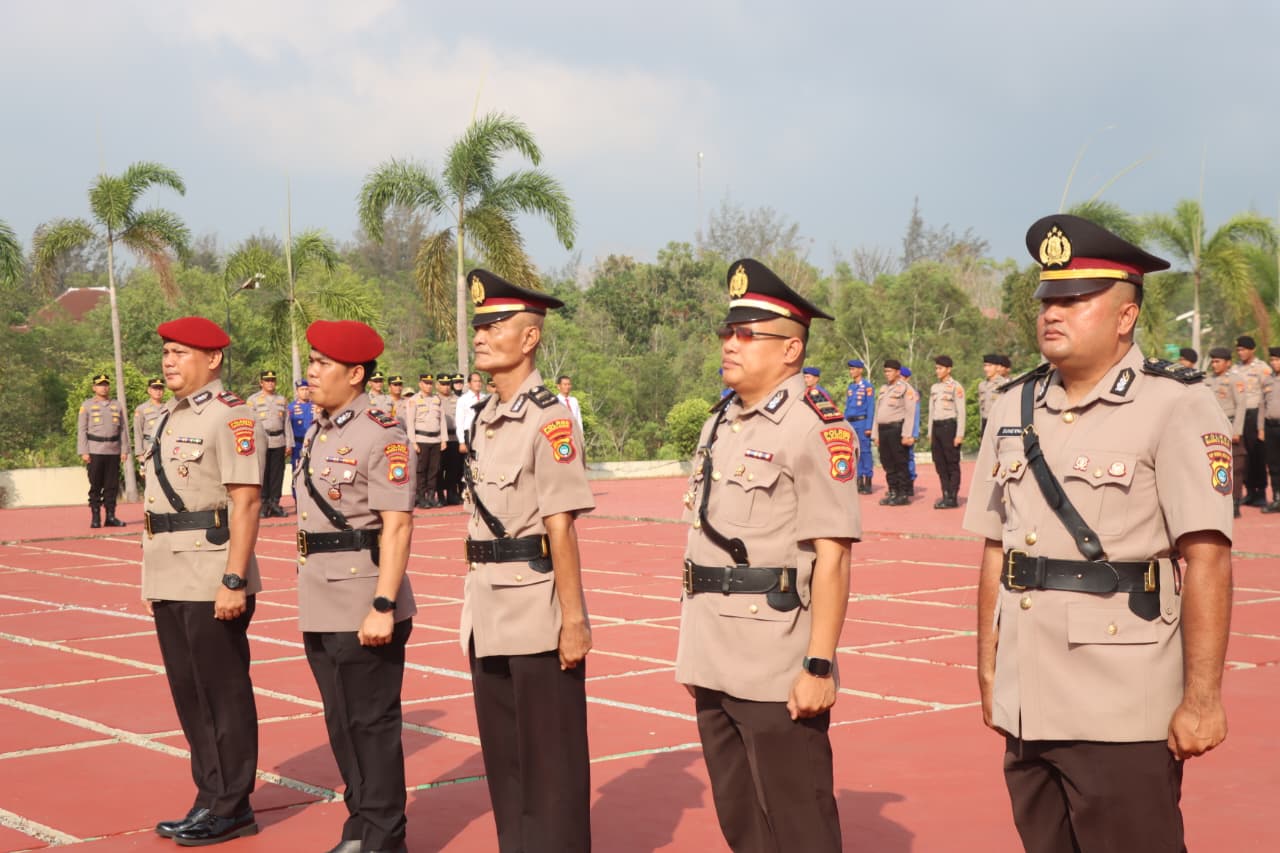 Jabatan Kasat Narkoba, Kasat Binmas, Kapolsek Kelapa Diserahterimakan
