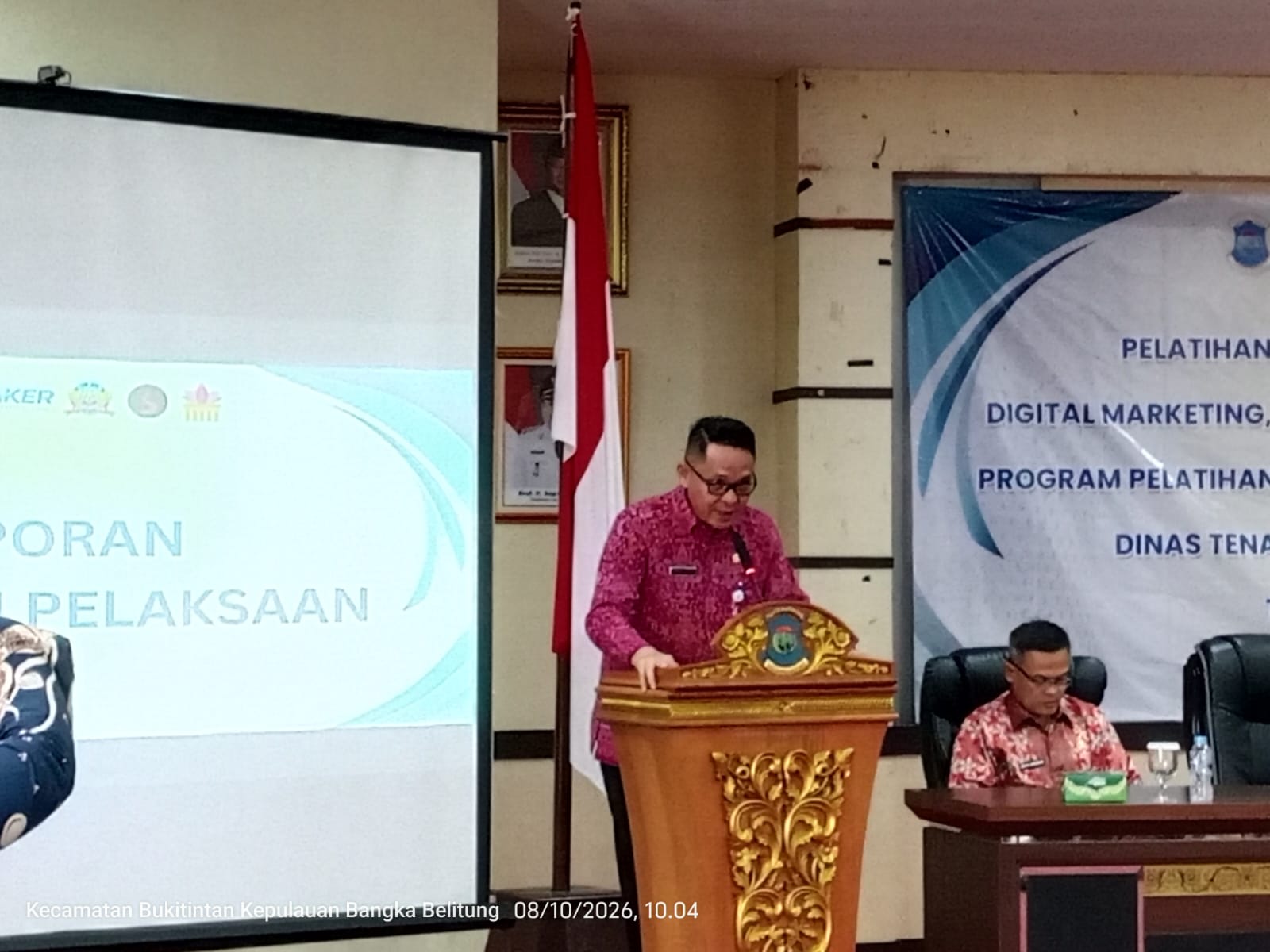 Disnaker Pangkalpinang Latih 55 Peserta di Tiga Bidang