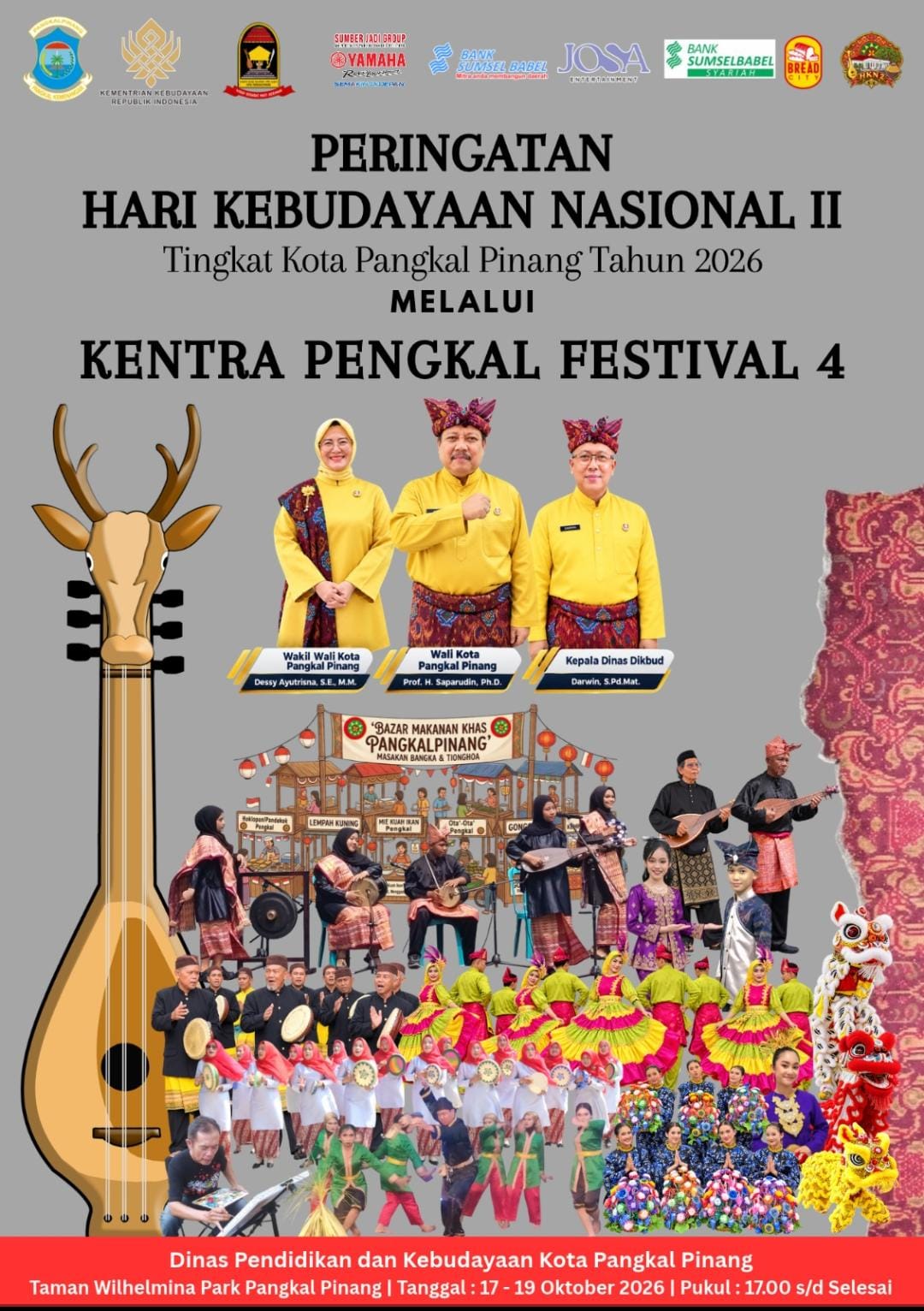 Kentra Pengkal Festival 4 Digelar di Taman Wilhelmina Park